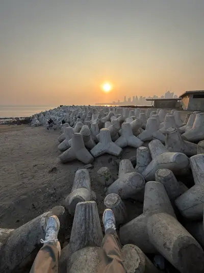 Sunset at marine drive